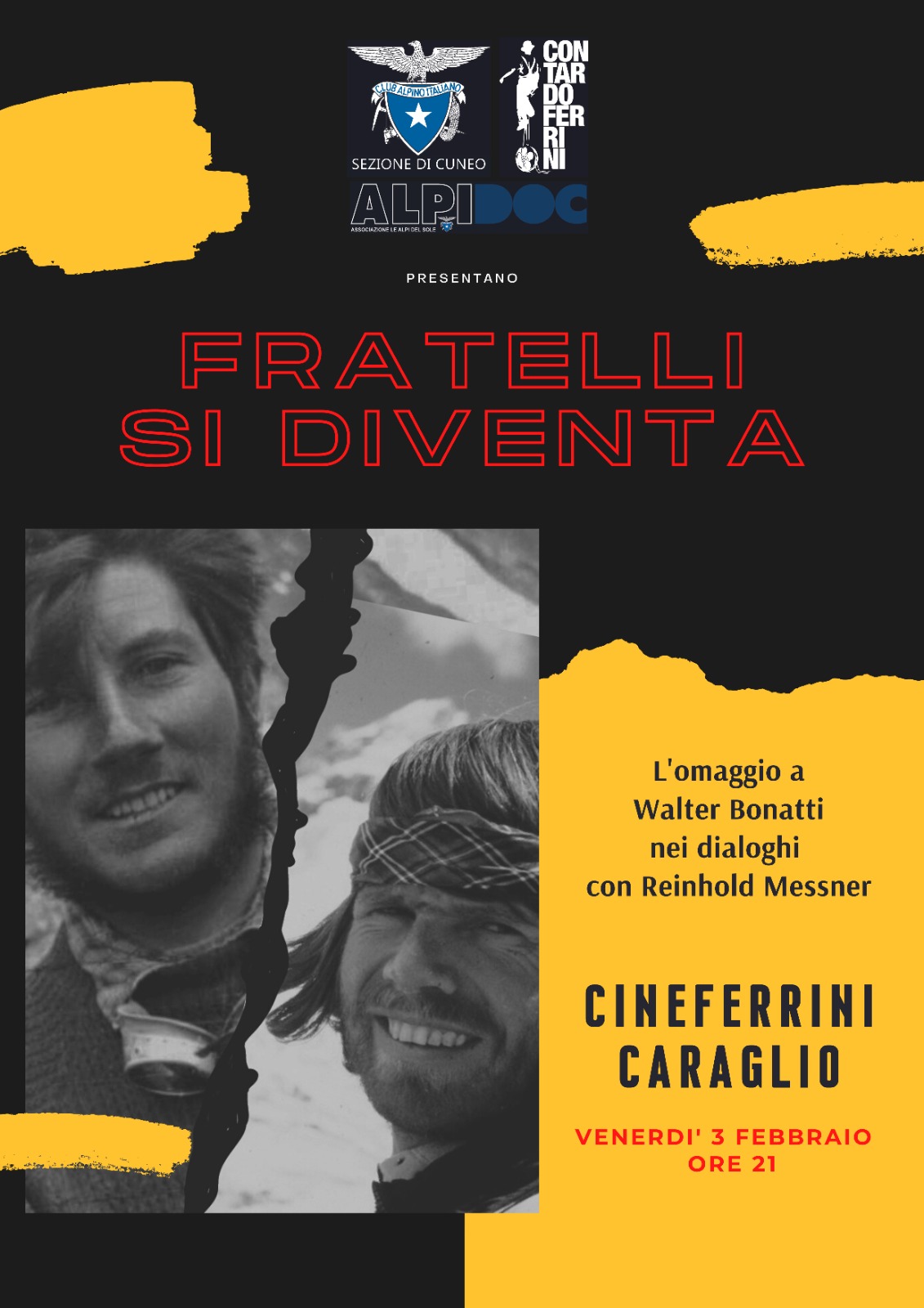 FRATELLI SI DIVENTA – Con Fredo Valla | Ven 03/02 ore 21